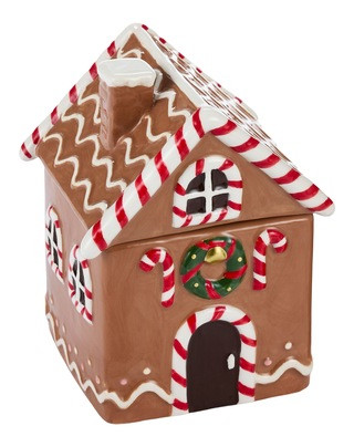 CANVAS Santa's Workshop Collection Christmas Decoration Ceramic Gingerbread House with Lid Scente... | Canadian Tire