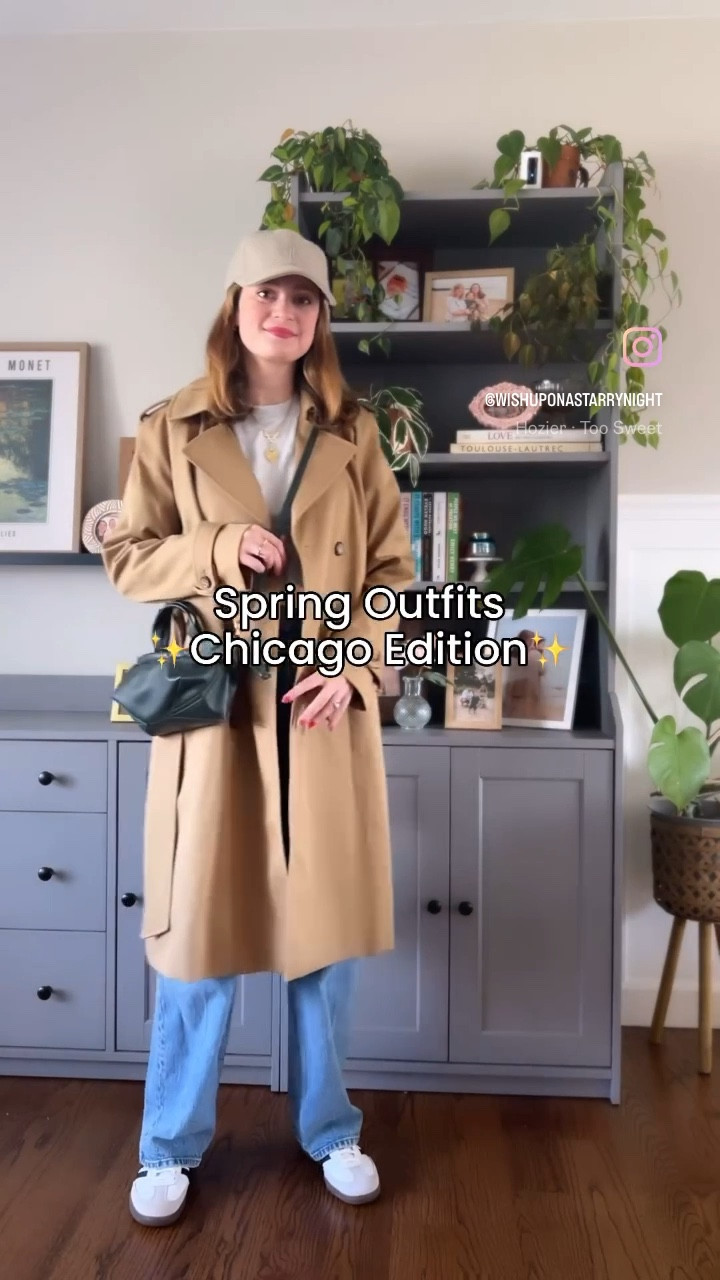 Three spring outfits to wear in Chicago (or anywhere!) featuring mostly Abercrombie and my fav Sézane Scott trench! And sambas of course (btw, I’m a women’s size 7-7.5 regularly, an 8 in the new balances, but I comfortably wear a youth 6 in these sambas! 💁🏼‍♀️

#LTKfindsunder100 #LTKSeasonal #LTKsalealert