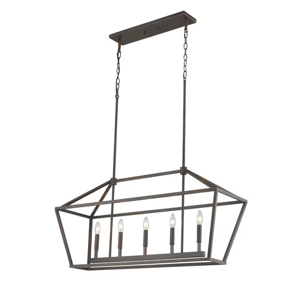 Snellville 5-Light Kitchen Island Linear Pendant | Wayfair North America