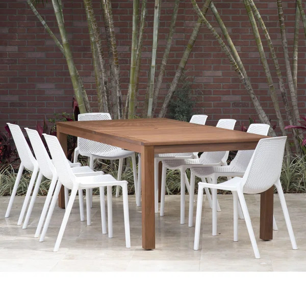 Eligio Rectangular 8 - Person 88'' Long Dining Set | Wayfair North America