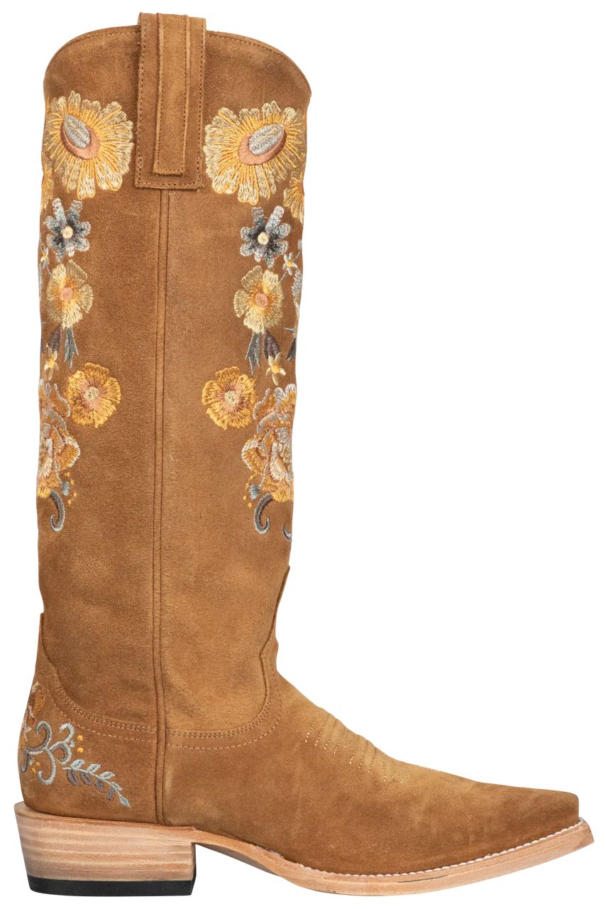 Stetson Women's Tan Blooming Beauty Cowgirl Boots | Pinto Ranch | Pinto Ranch