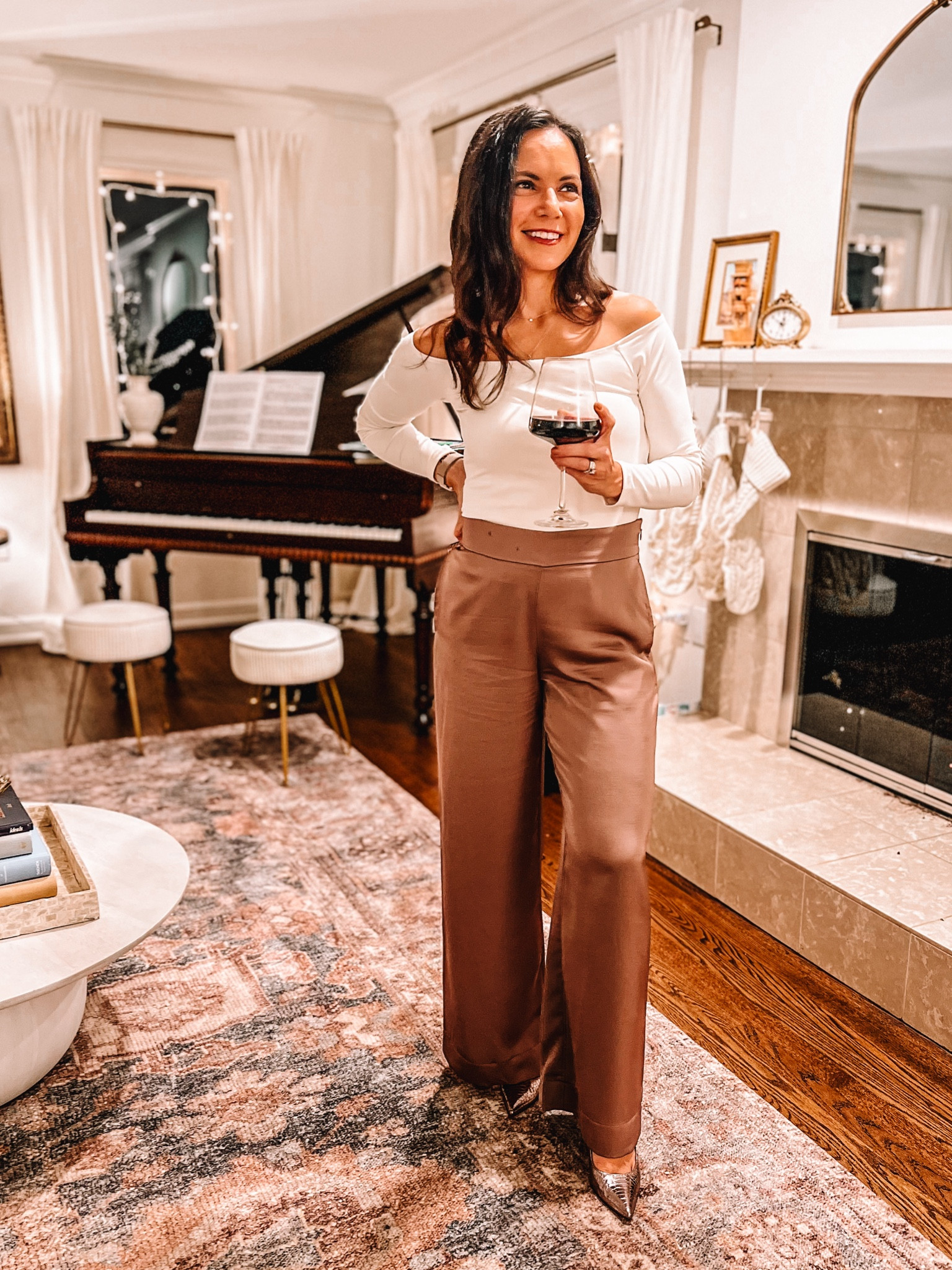 Happy Thanksgiving! These satin pants are so perfect for the price point. 

#LTKFindsUnder50 #LTKSeasonal #LTKOver40