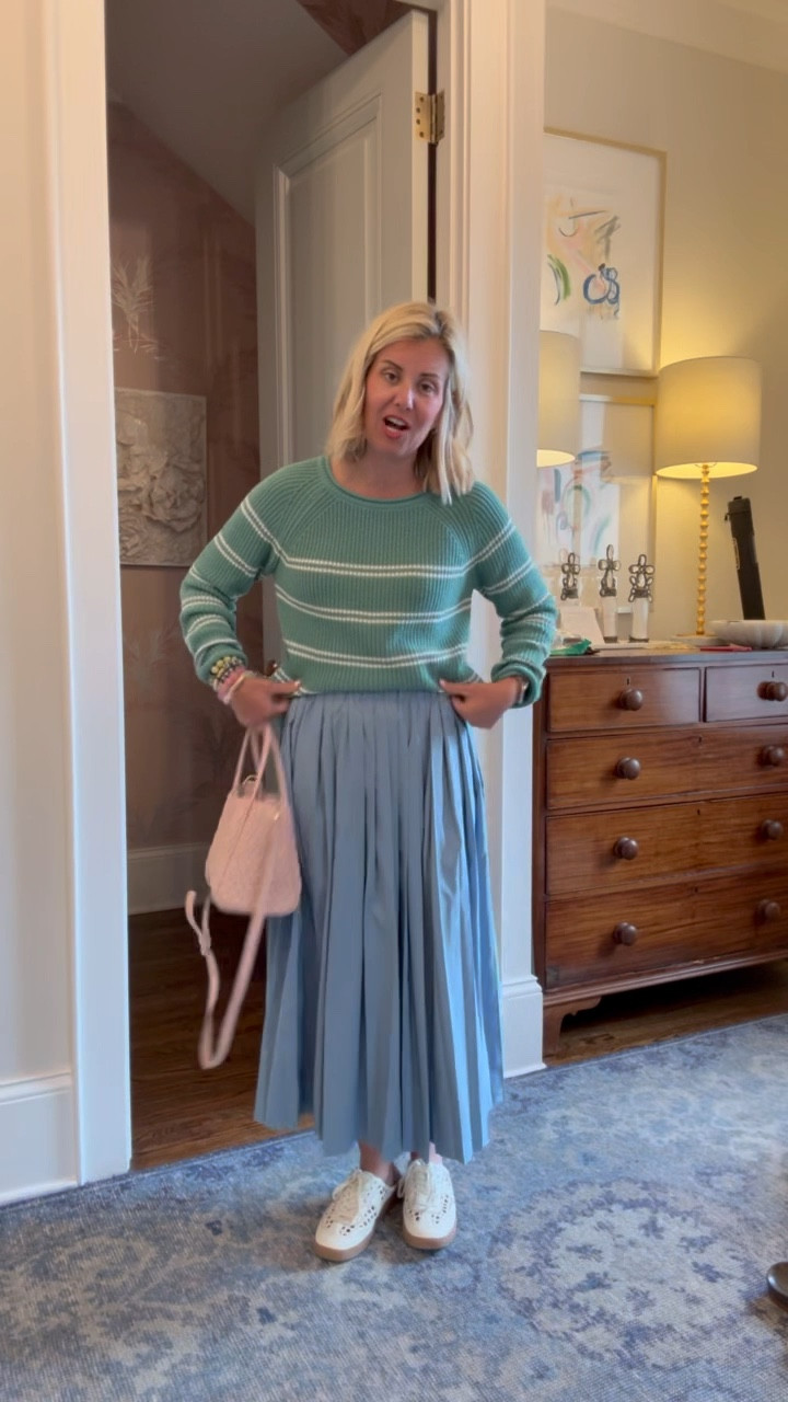I am all about this color combo….blue, green & pink! Y’all my stack with Allie + Bess comes out February 24th!! Color me happy! 
Sweater & Skirt - xs 
Shoes - 8 

#LTKmomlife #LTKOver40 #LTKdayinmylife