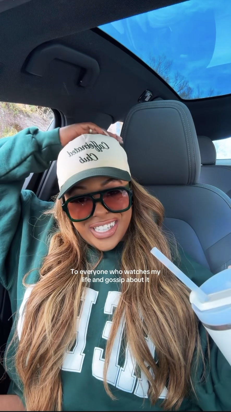 my favorite @the______bar Varsity Sweatshirts are BACK in stock! 🙌🏾 Available in green, two grays, black, and chocolate. I wear a XXL for that super oversized fit, but you can just size up one for the perfect cozy vibe.