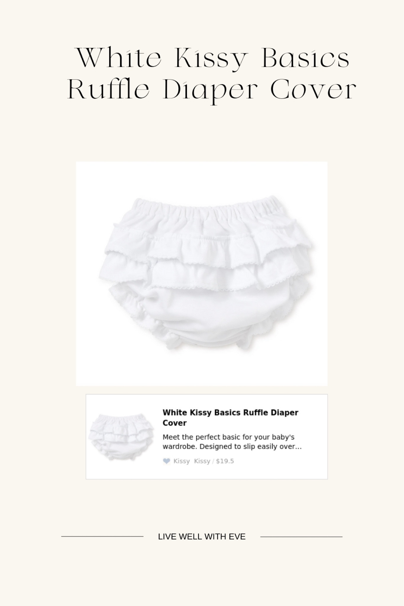 🤍 baby girl diaper cover from Kissy Kissy. 

baby girl, baby girl clothes, baby, bump style 

#LTKKids #LTKBump #LTKBaby