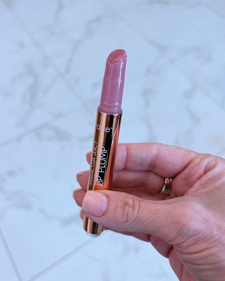 Check out this lip product that I'm loving from Tarte. This is the color cherry blossom. It's a balmy lip plumper and best seller from the brand. Available in a bunch of shades. Great gift idea. Score it now while on sale using code TARTELTK30 upon checkout.
#giftidea #makeupfavorite #beautydeal #matureskin

#LTKGala #LTKstyletip #LTKSpringSale