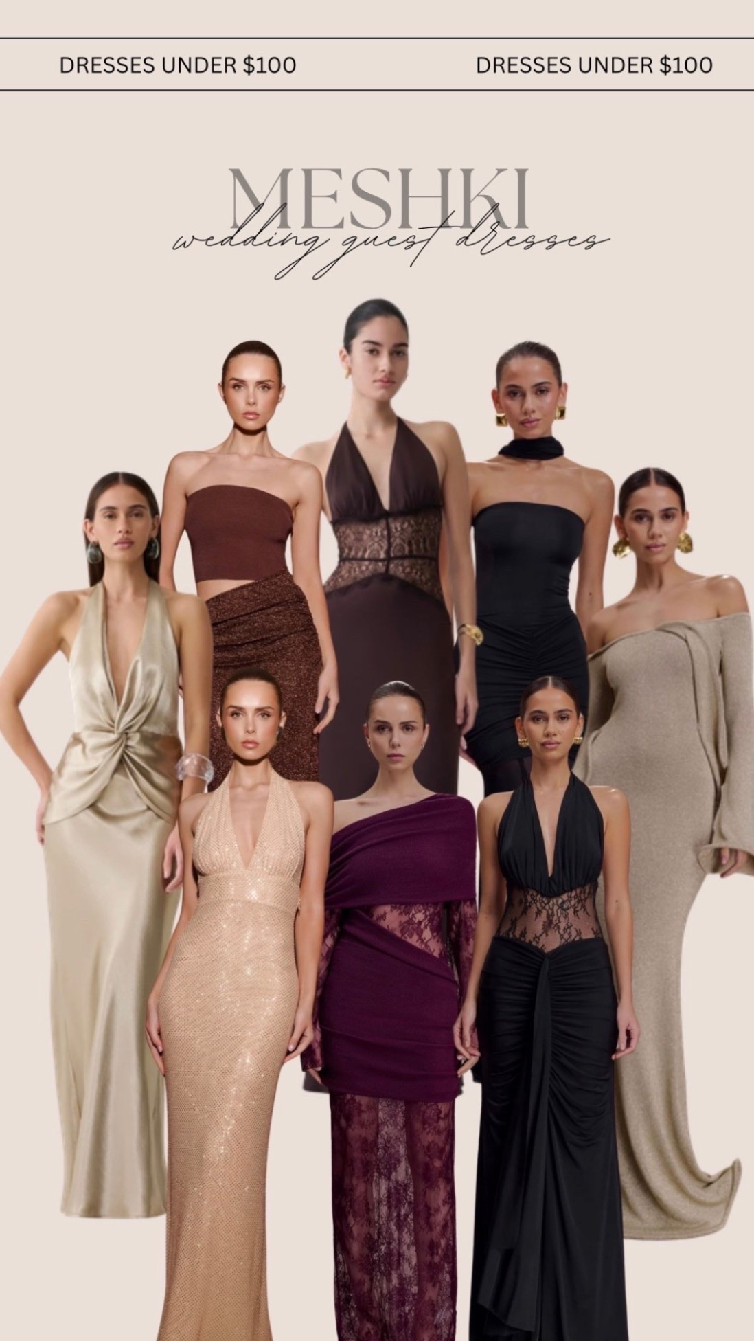 Meshki wedding guest dresses under $100 

#meshki #weddingguestdresses #falldressesunder100 #dresses #formaldresses #dressesunder100 #partydresses #topsellers #labordaysale #familyphotos #holidaydresses #affordablestyle

#LTKSaleAlert #LTKWedding #LTKNYFW