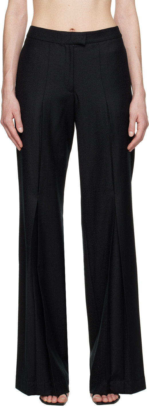 Aya Muse Black Luco Trousers | SSENSE