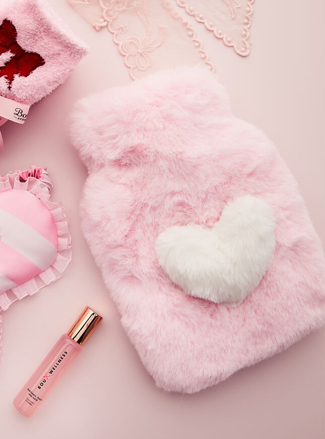 Plush Heart Hot Water Bottle | Boux Avenue | Boux Avenue (UK)