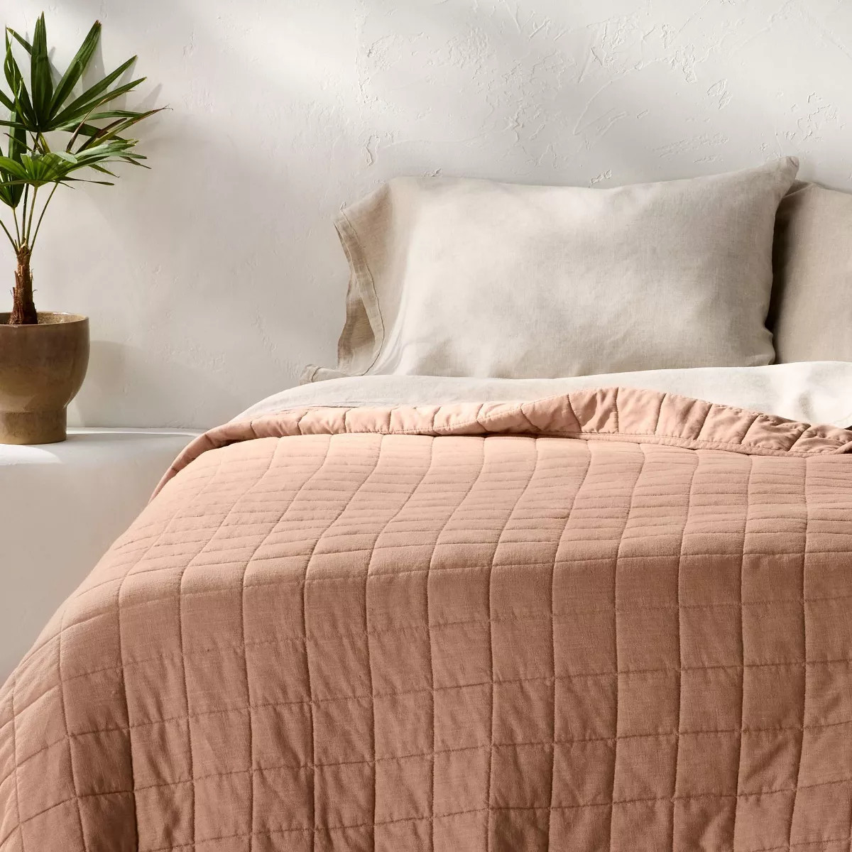 Heavyweight Linen Blend Quilt - Casaluna™ | Target