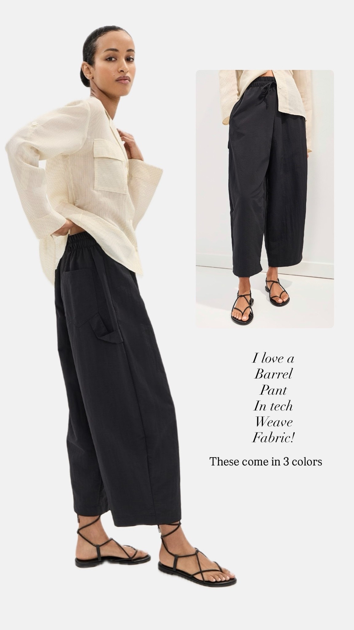 The perfect transitional season pant — daily edit cover from Found by Em