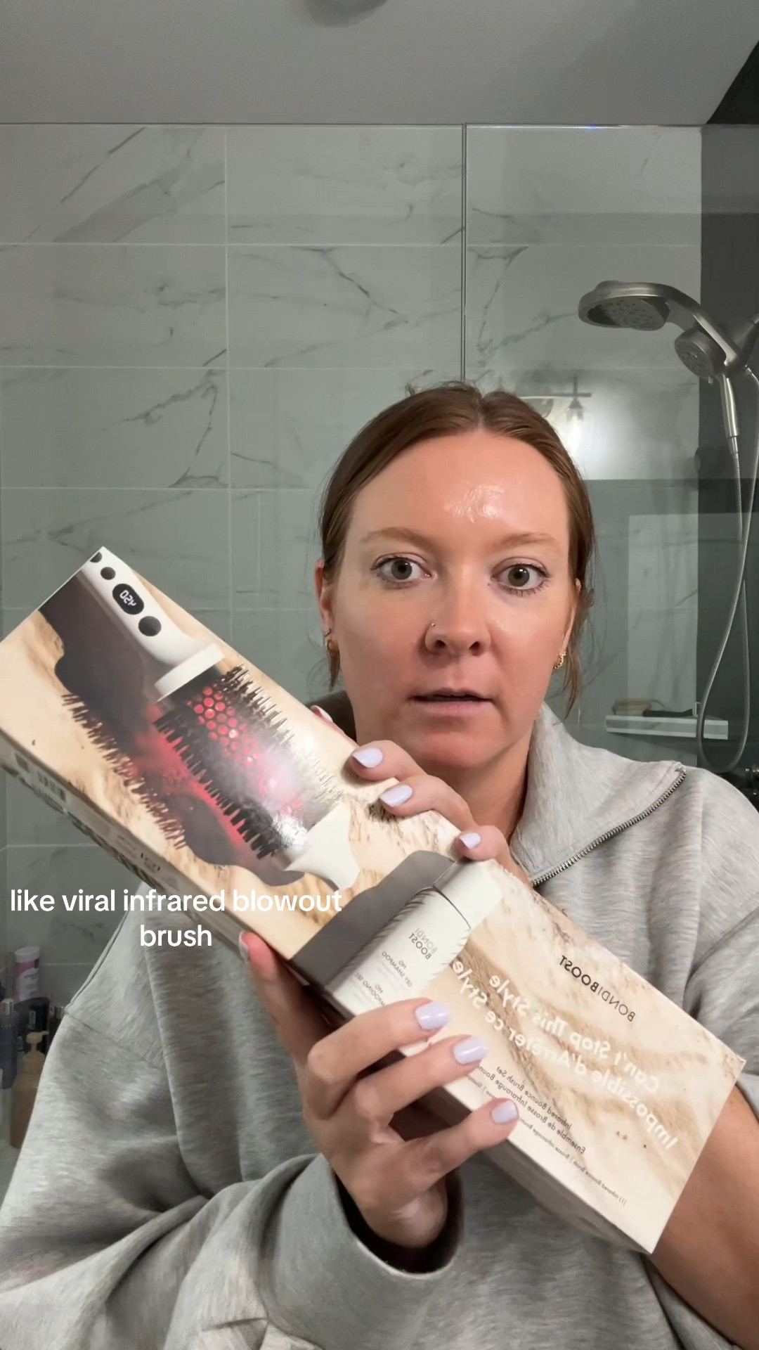 Trying out the new infrared blowout brush!  Plus it comes at a major discount! 

#LTKFindsUnder100 #LTKSaleAlert #LTKBeauty