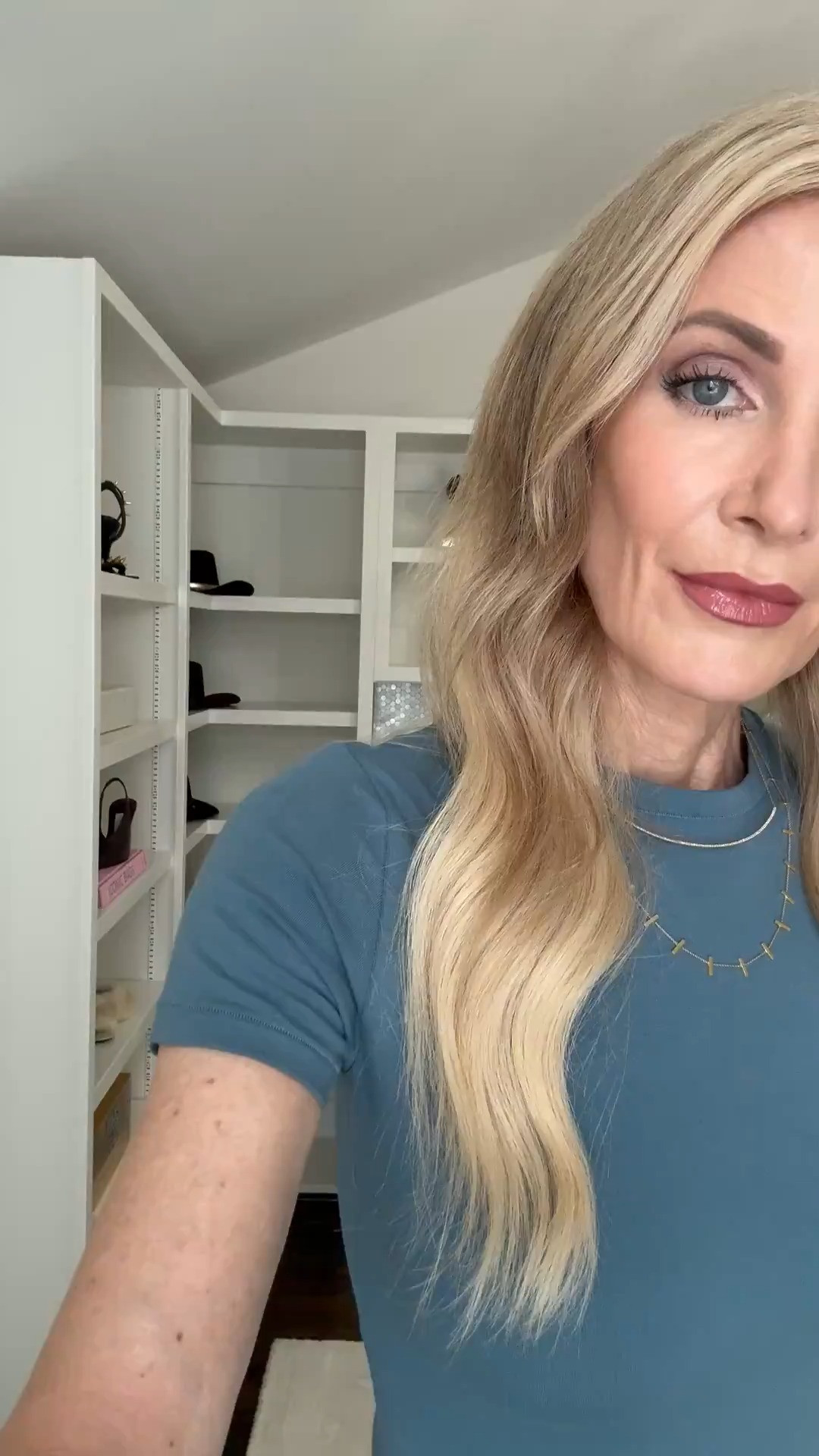 This casual outfit for women over 40 is such an easy, polished everyday look that feels both flattering and effortless. The blue bodysuit is such a gorgeous color, the Quince jeans look like designer denim for less, and that belt instantly elevates the entire outfit. I’m wearing a size 24 x 28 in the jeans and an XS in the bodysuit and everything fits true to size  

 

#LTKootd #LTKSeasonal #LTKOver40