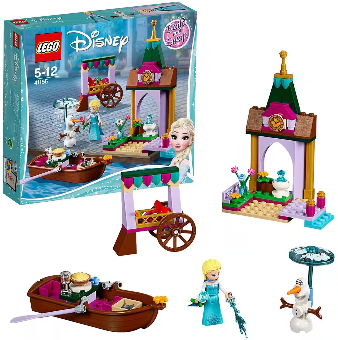 LEGO - Disney Frozen 41155 Elsa Market Adventure 125 Piece Building Set - Blue | Best Buy U.S.