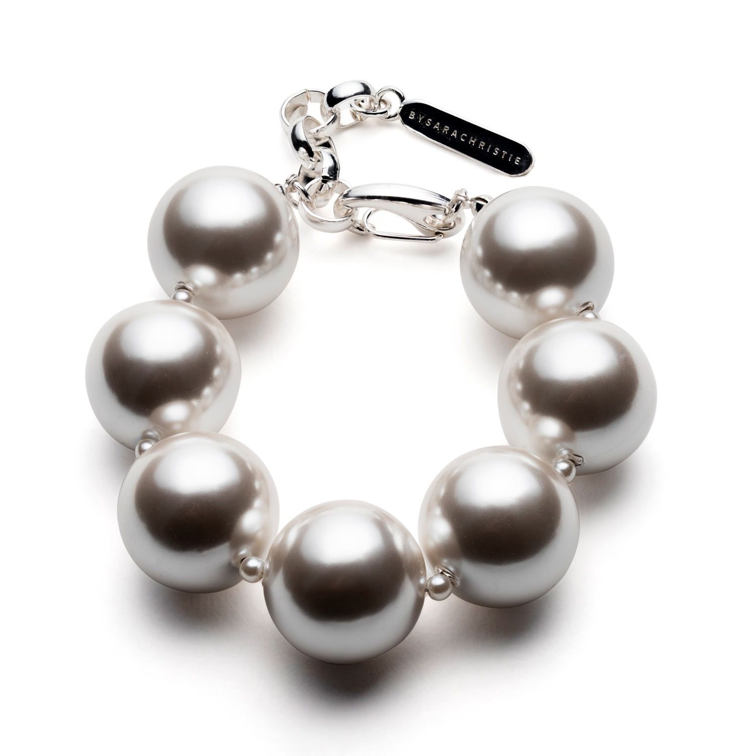 The Duchess - Bracelet - Grande - Pearl | Wolf & Badger (US)