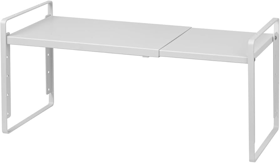 Nxconsu Cabinet Shelf Organizer Expandable 5 Heights Adjustable Stackable Rack Riser for Kitchen ... | Amazon (US)