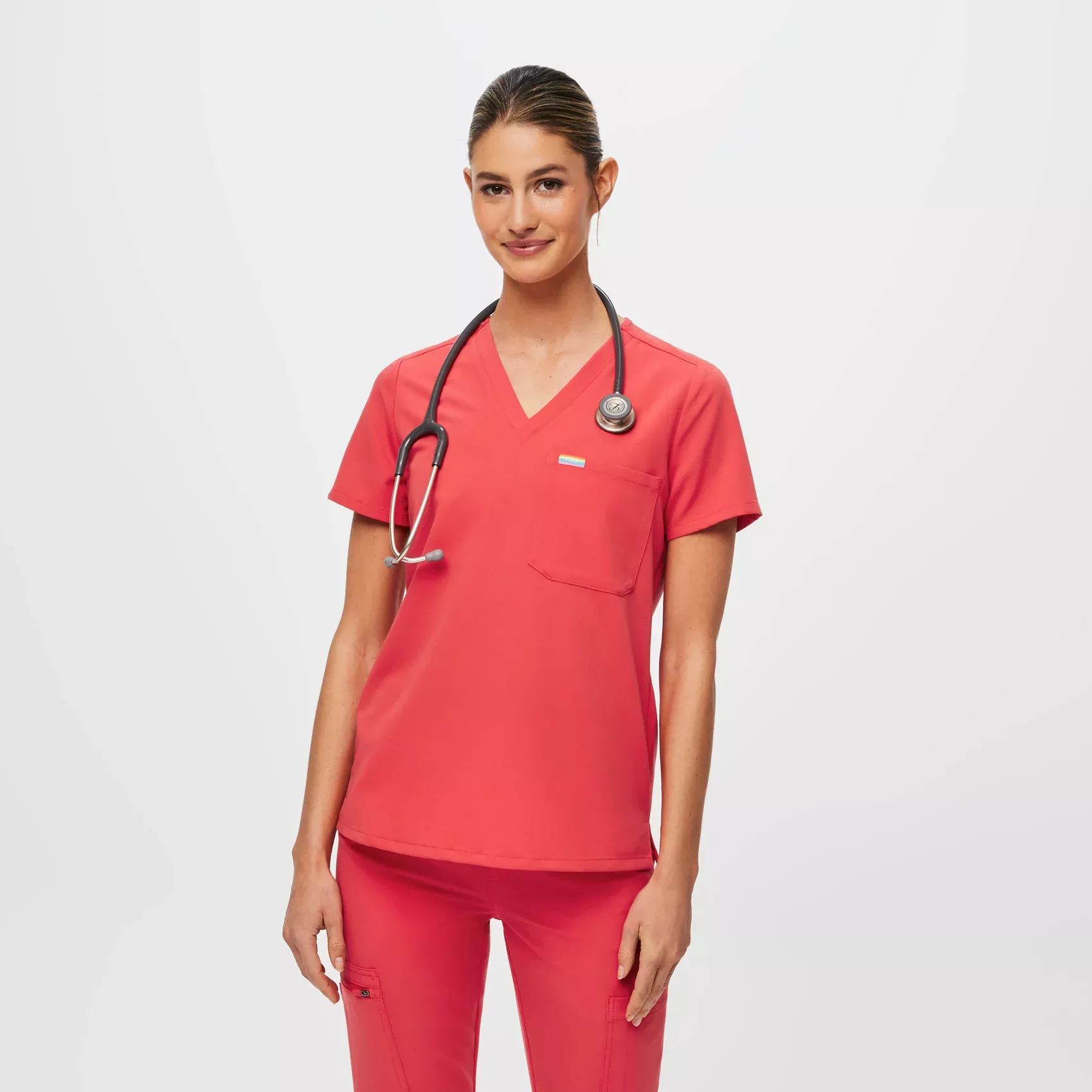 Women's Catarina One-Pocket Scrub Top™ - Auburn · FIGS