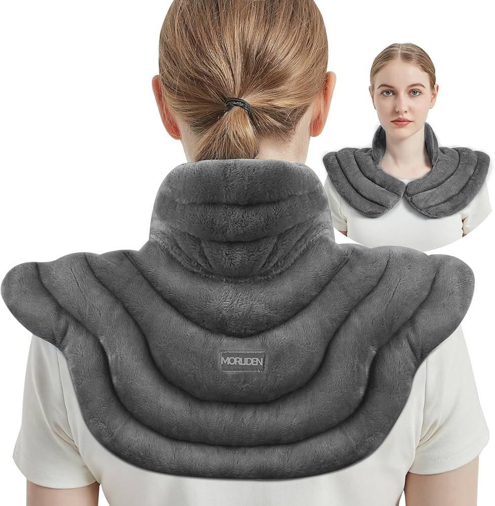 Microwave Heating Pad for Neck and Shoulders, Additional Large Weighted Add Microwavable Heated N... | Amazon (US)