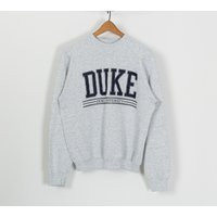 Vintage Duke University Sweatshirt - Men's Medium, Women's Large | 90S Heather Gray Collegiate Athle | Etsy (US)