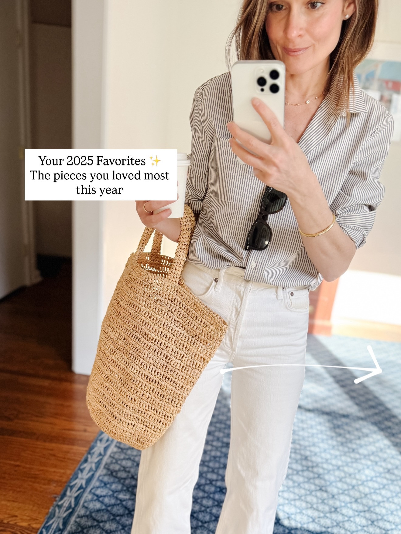 YOUR 2025 FAVORITES ✨✨ PART 2!! I saved some of the best of the best for day 2 including your favorite jewelry, your favorite investment piece, your favorite flats and more. Scroll to the last frame to see your #1 overall favorite item of the year for all brands and all categories! 

❤️ Follow if you’re looking for easy everyday outfit inspiration! 

#outfitinspo #outfitoftheday #outfitideas #everydaystyle ootd