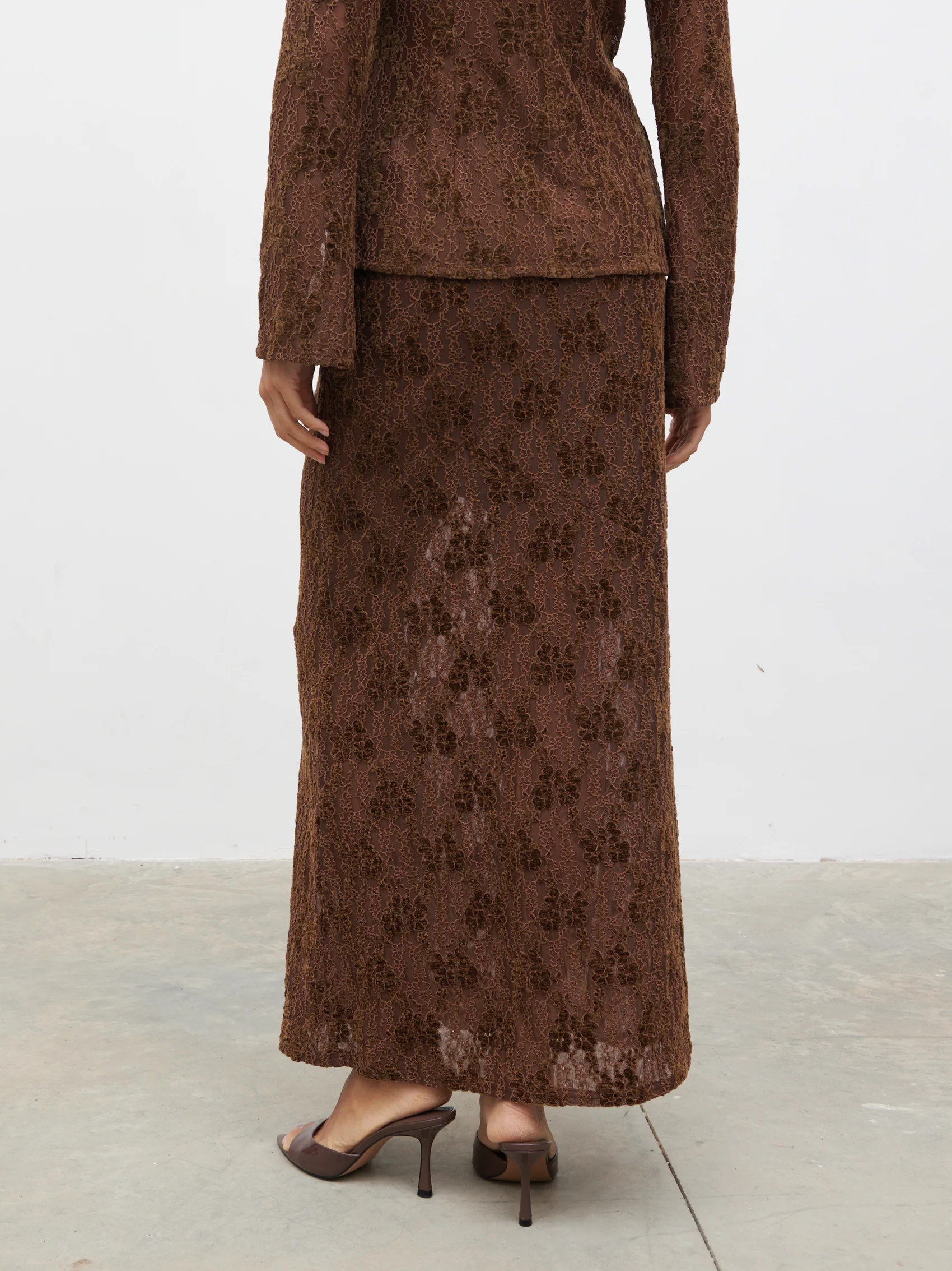 Francessca Lace Maxi Skirt | Pretty Lavish (UK)
