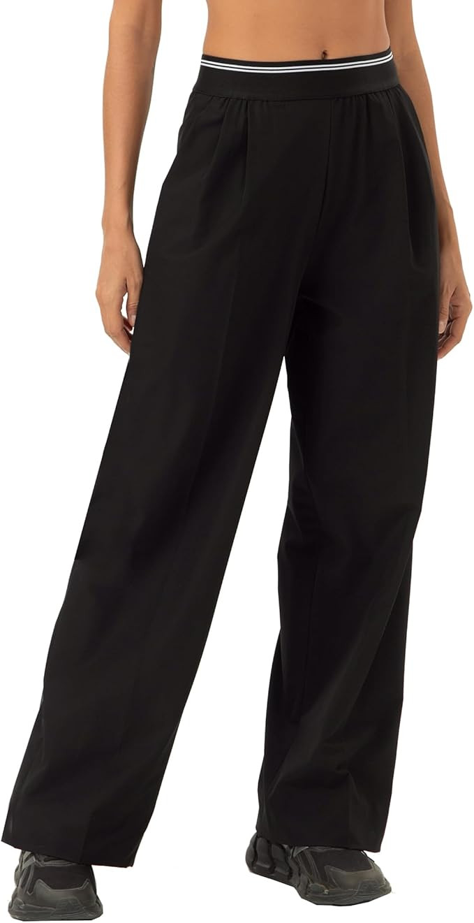 Move With You Athletic Track Pants Women Wide Leg Lounge Pants Stretch Loose Casual Jogging Sweat... | Amazon (US)