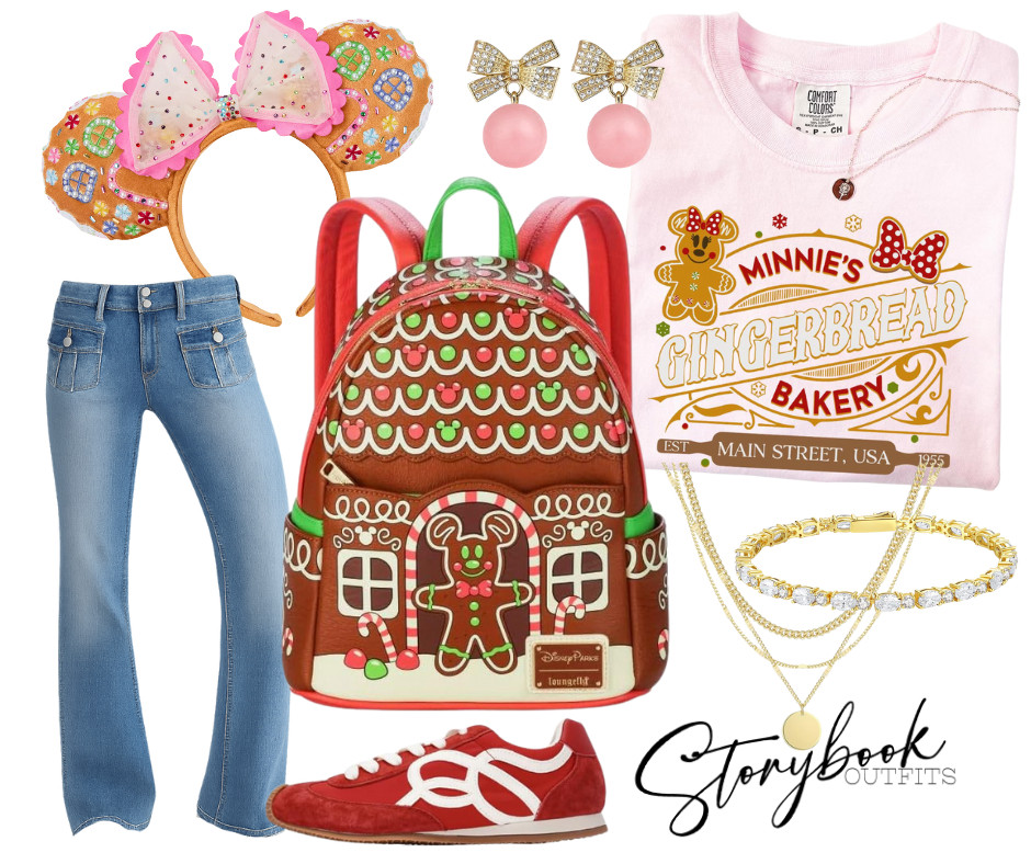 From the Minnie’s Gingerbread Bakery tee to the matching Loungefly, this whole look feels like stepping right into Main Street during Christmastime. The gingerbread ears? ADORABLE. The red sneakers? Perfect for walking the parks all day without sacrificing cuteness. 💗👟

If you’re rope-dropping, parade-watching, cookie-tasting, or castle-photo-taking — this is totally the outfit to wear. It’s comfy, festive, and guaranteed to get compliments from Cast Members all day long. ✨ 

 

#LTKTravel