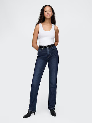 Curvy High Rise '90s Straight Jeans | Gap (US)