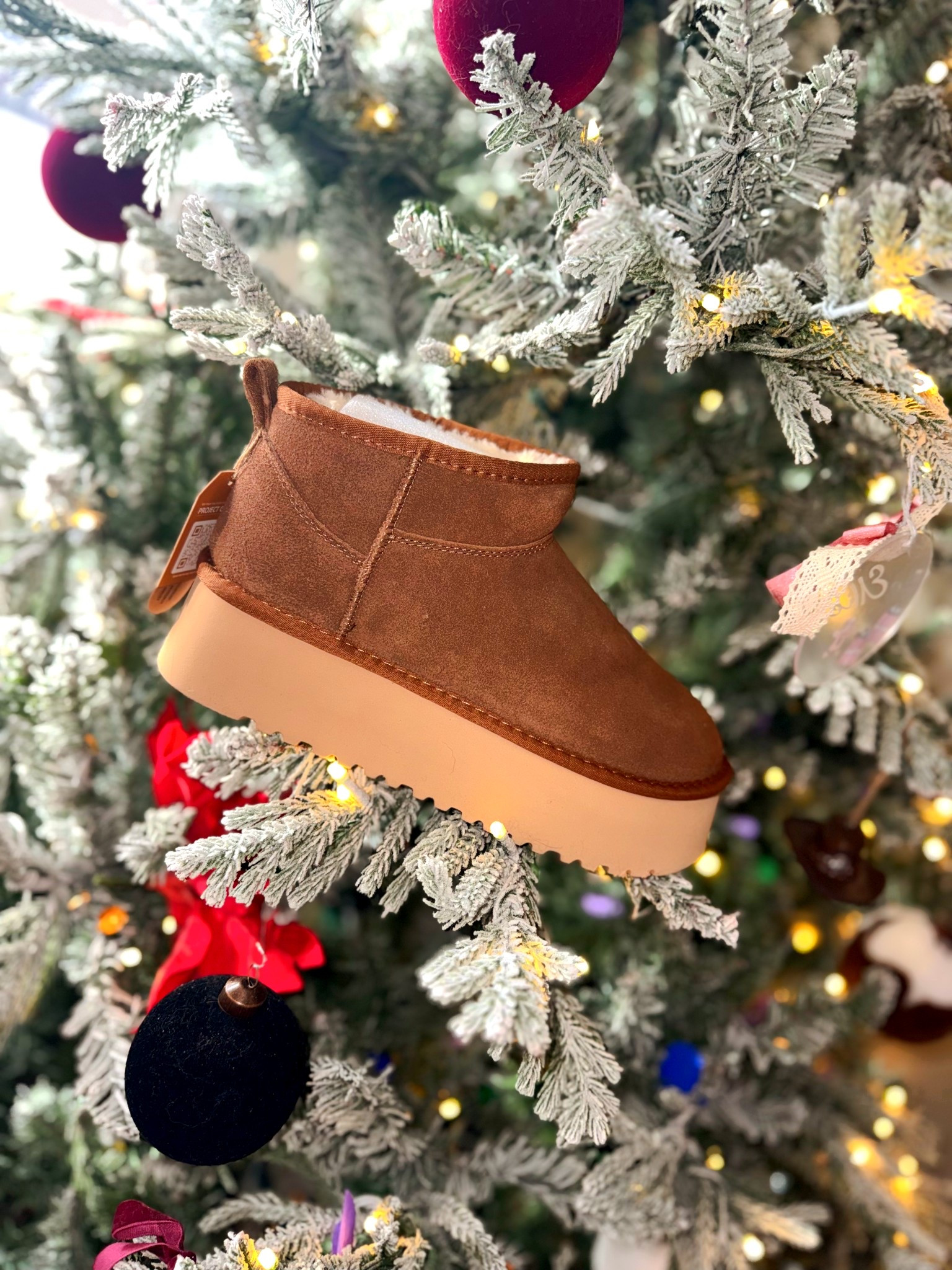 Project Cloud Huggy Boots! My favorite Christmas gift so far. Mine are in the color mocha suede 👀👀

#LTKGiftGuide 

#LTKFindsUnder100 #LTKSeasonal