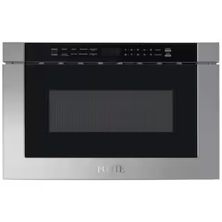 Forte 5 Series 25 in. Width 1.2 cu.ft. Stainless Steel 1000-Watt Microwave Drawer with Cooking Senso | The Home Depot