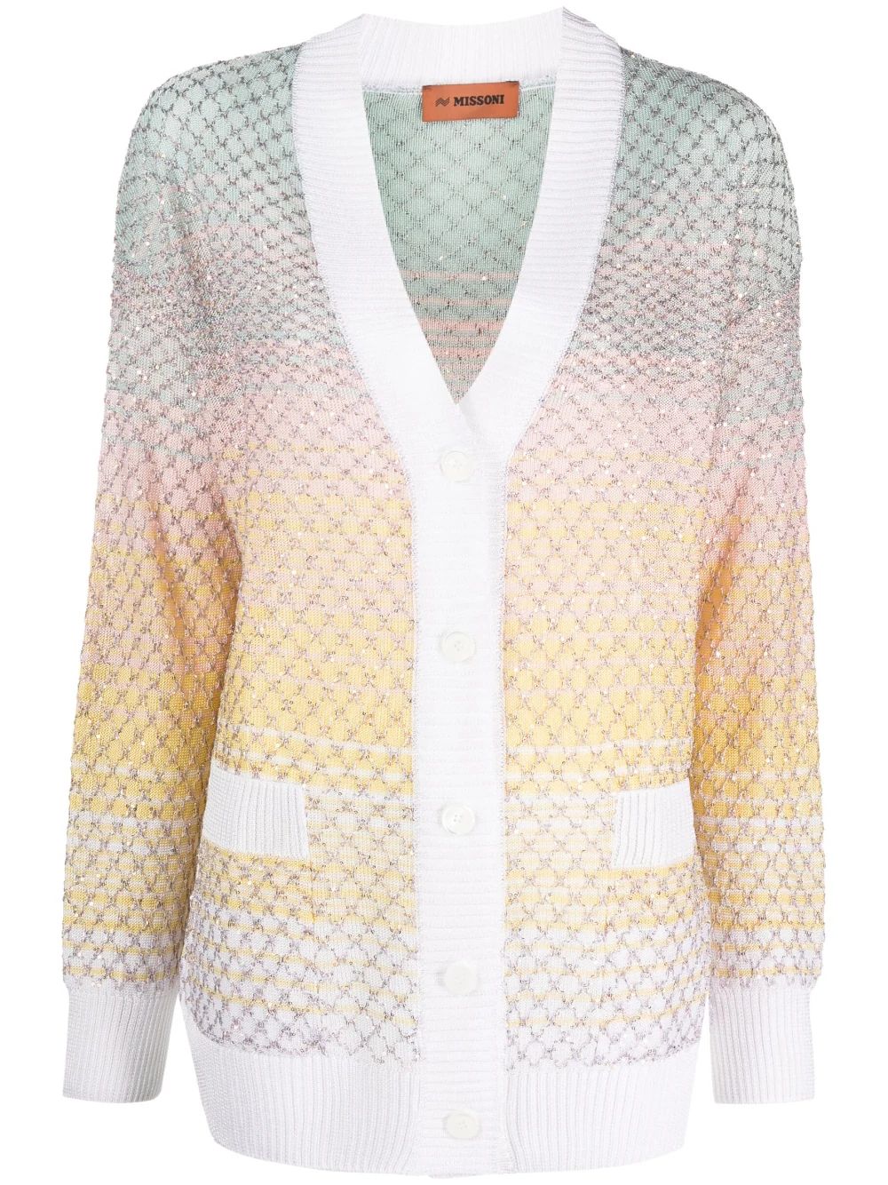 Missoni Degrade Knitted Cardigan - Farfetch | Farfetch Global