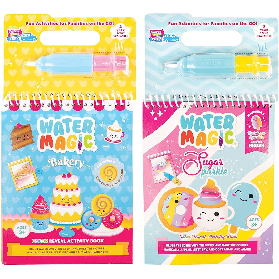 Scentco Water Magic - Patented Gourmet Scented Reusable Water Reveal Activity Books - No Mess, Al... | Amazon (US)