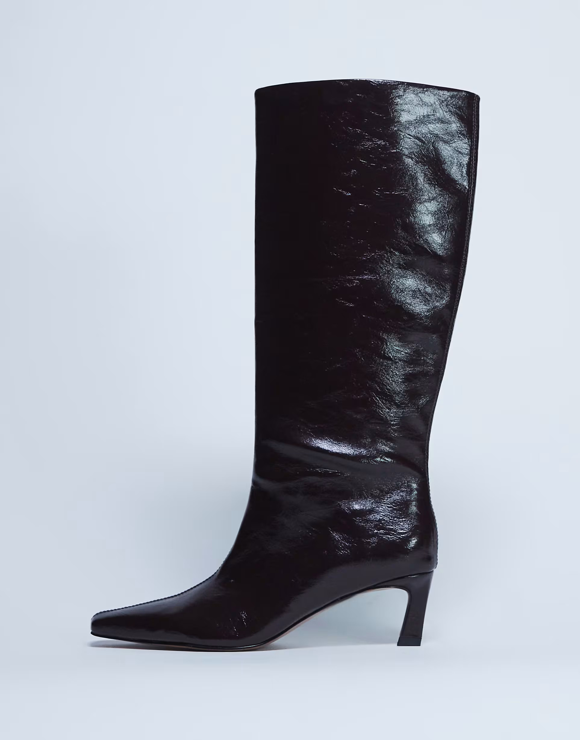 Topshop Tanya point toe knee high boot in dark chocolate | ASOS | ASOS (Global)
