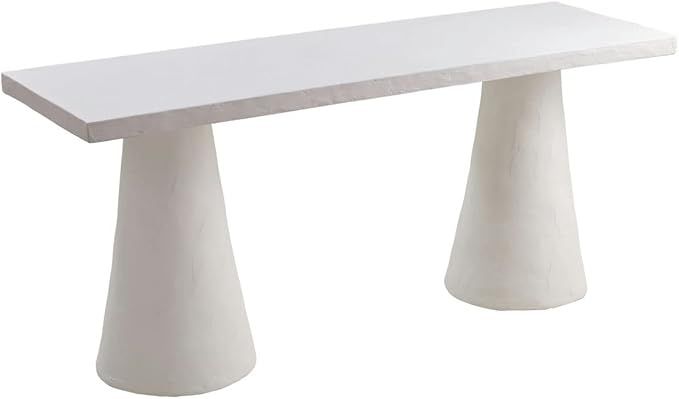 TOV Furniture Dayana Plaster Concrete Desk | Amazon (US)