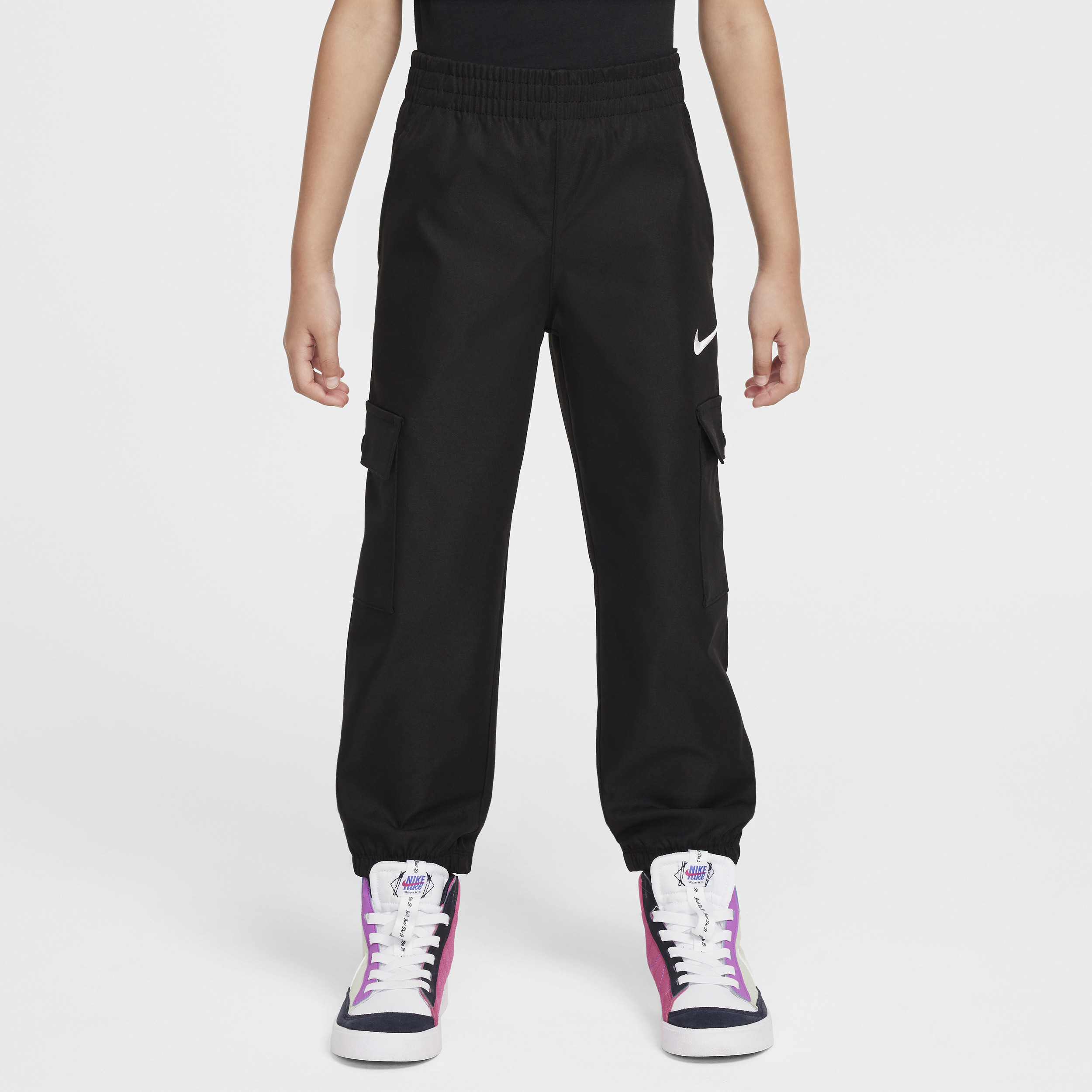 Nike Sportswear Little Kids' Cargo Pants in Black | 36M195-023 | Nike (US)