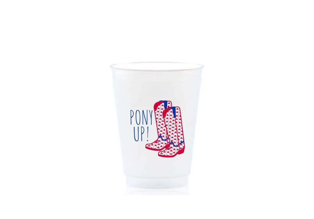 Pony Up Cups, Dallas Football Cups, Frost Flex Cups, Game Day Cups, College Football Cups, Tailga... | Etsy (US)