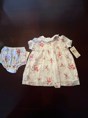 NWT POLO RALPH LAUREN FLORAL LACE TRIMMED COLLARED LINED DRESS   SZ 9  MO  | eBay | eBay US