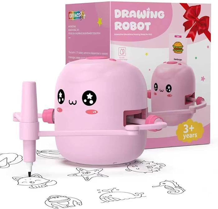 Drawing Robot for Kids, Interactive Educational Drawing Robot with Voice Interaction, Montessori ... | Amazon (US)