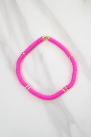 Summer Stack Bracelet - Pink | The Impeccable Pig