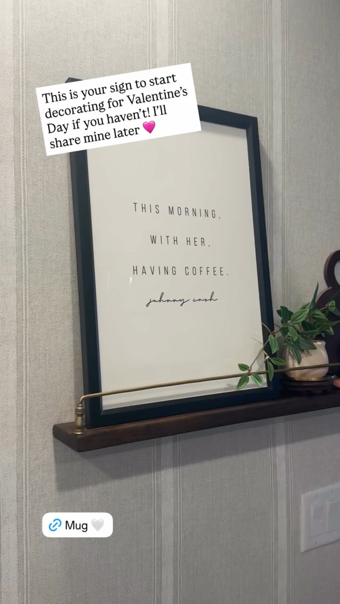 This is your sign to start decorating for Valentine’s Day if you haven’t! I’ll share mine later 🩷

Linked this adorable Valentine mug from Target!

#LTKValentine #LTKmomlife #LTKHome