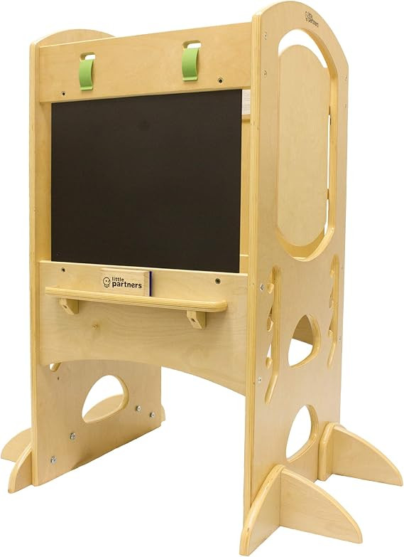 Kids Learning Tower by Little Partners Painted Learning Tower Kitchen Stool Helper - Limited Edit... | Amazon (US)