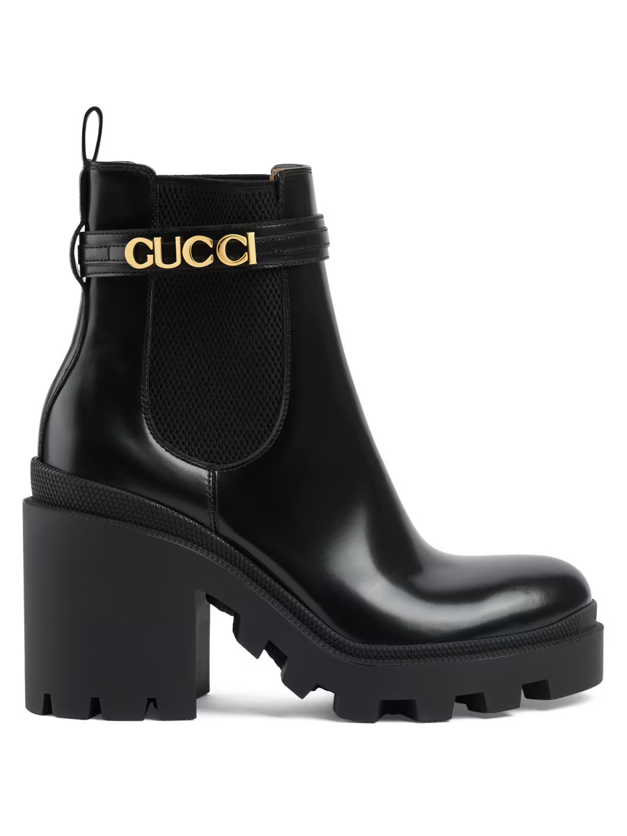 Gucci Gucci Logo Trip Booties | Saks Fifth Avenue