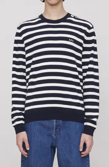 A.P.C. Matthias Stripe Wool Sweater | Nordstrom | Nordstrom