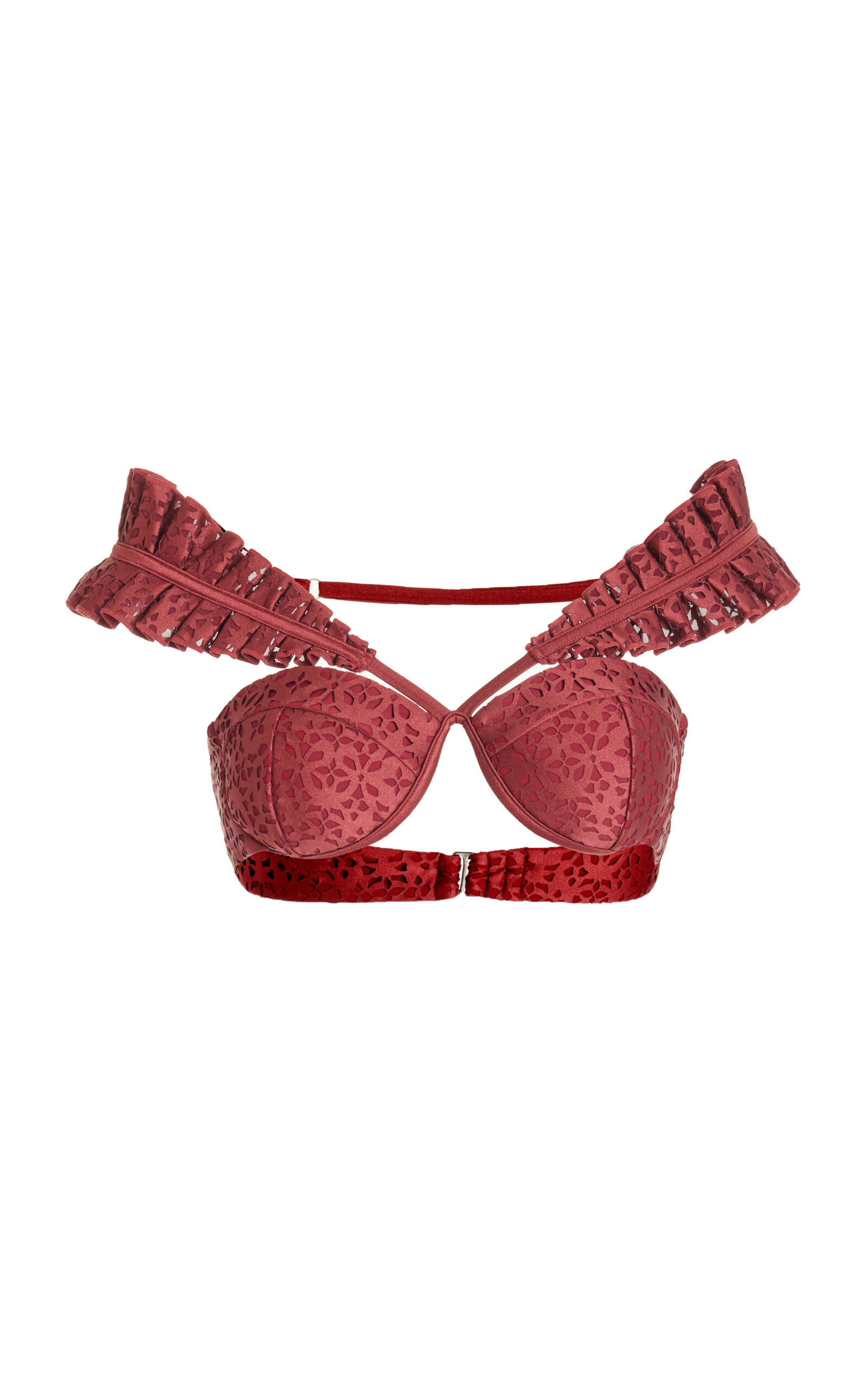 Mulan Ruffled Bikini Top | Moda Operandi (Global)