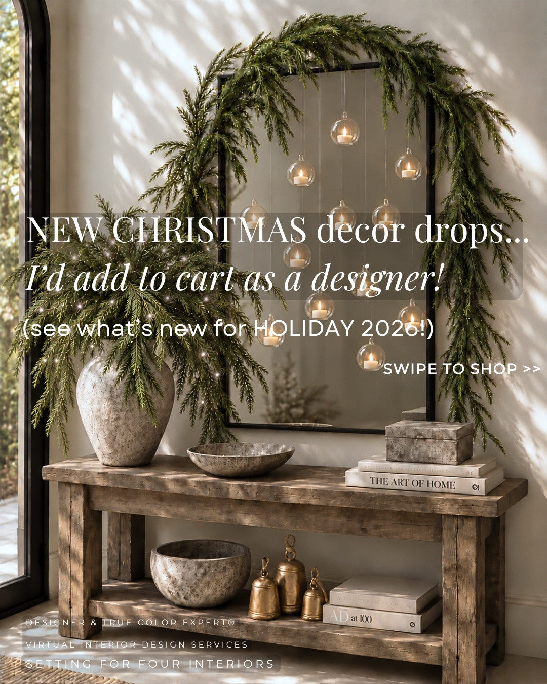 NEW Christmas decor drops - I’d add to cart as a designer. Pottery barn, Walmart, My Texas House, Amazon, McGee, Crate & Barrel, Wayfair and more! Christmas porch, Christmas tree ornaments, pine garland, bows, ribbon, pine stems greenery, vase, twinkle lights, twinkle tree

#LTKSaleAlert #LTKHome #LTKmomlife