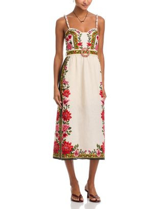 FARM Rio Wonder Sand Sleeveless Dress | Bloomingdale's Women | Bloomingdale's (AU)