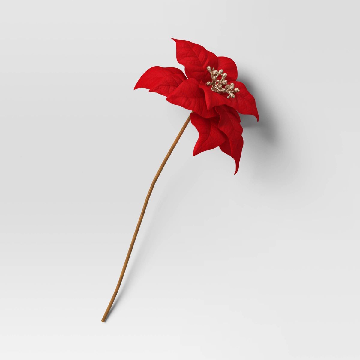 17" Red Poinsettia Flower Christmas Artificial Stem - Wondershop™ | Target