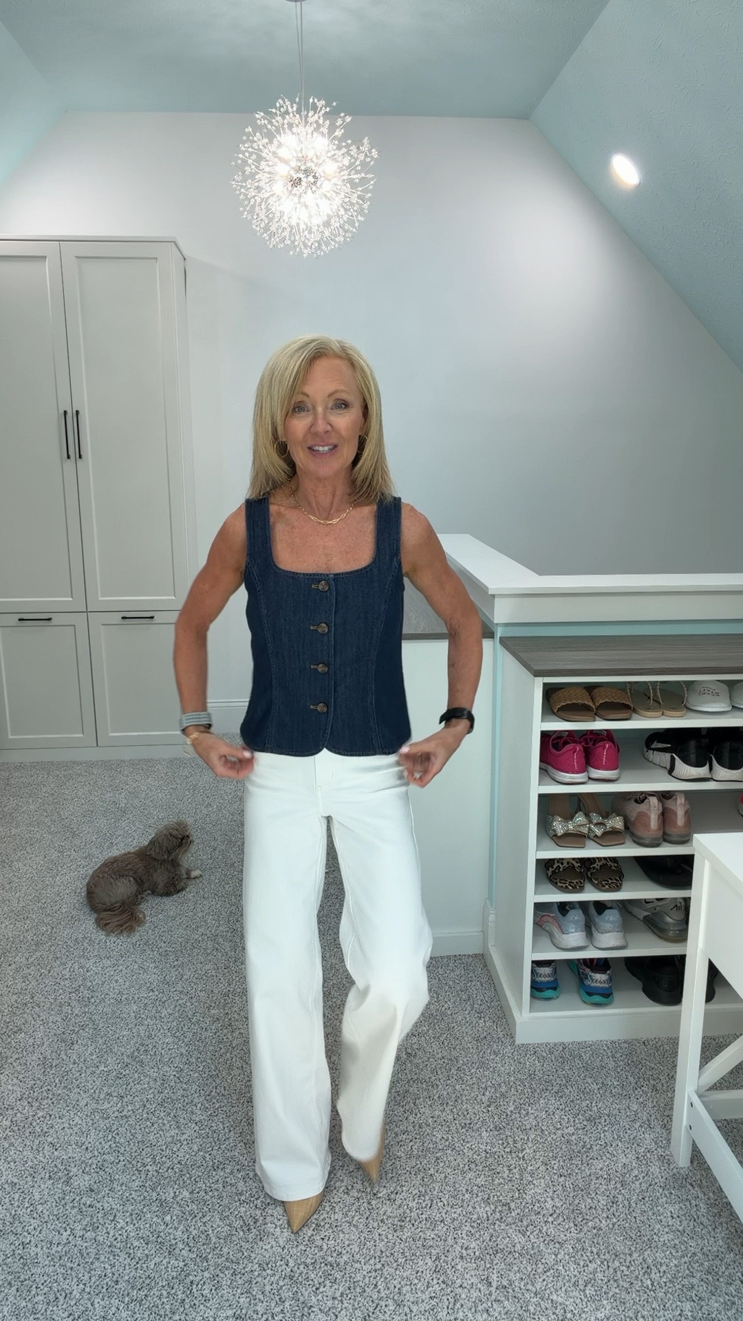 White jean alert!!!! High waisted, wide leg, NOT see thru!!! These are the BEST white jeans I’ve ever worn!! I’m in a size 2.

#LTKootd #LTKmomlife #LTKWorkwear