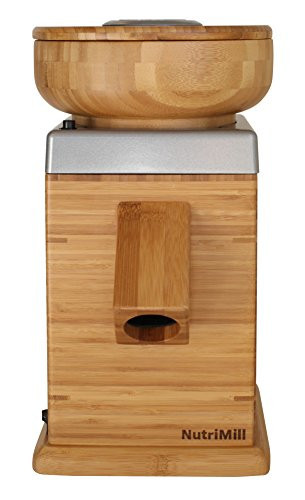 NutriMill Harvest Electric Stone Grain Mill, 450 Watt - Silver | Amazon (US)