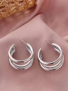 2pcs Minimalist Hoop Earrings SKU: sj2211017474921050(100+ Reviews)$1.80$1.71Join for an Exclusiv... | SHEIN